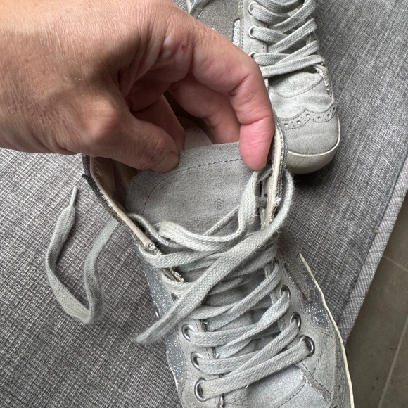 Golden Goose Mid Star Glitter Mid Top Sneakers 37 - Picture 5 of 10